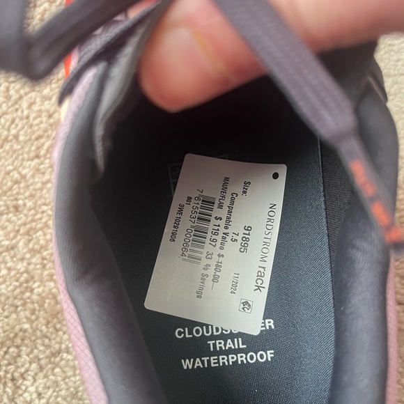 NWT On Cloud Cloudsurfer Trail Waterproof - Picture 10 of 11